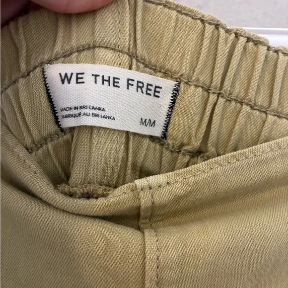 We The Free Wide-Leg Breezy Pull-On Pants in Antelope Yellow - Picture 4 of 4